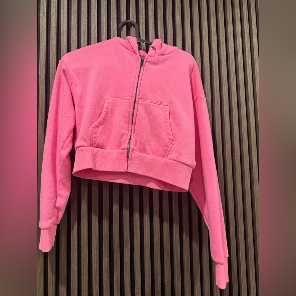 Katie j nyc Hooded Zip-Up Jacket